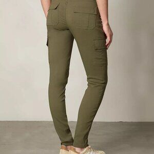 Prana Cargo Pocket Pants - Army Green (size 4)